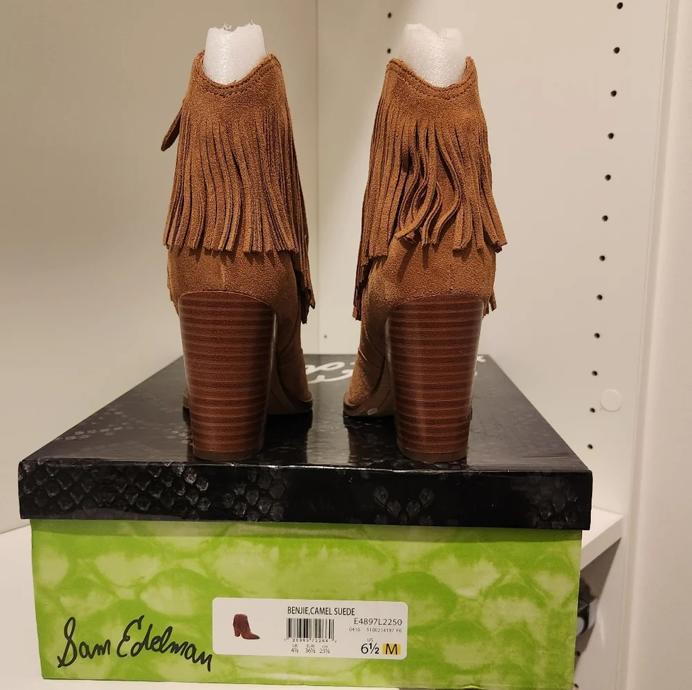 Sam Edelman Suede Booties - Picture 7 of 8